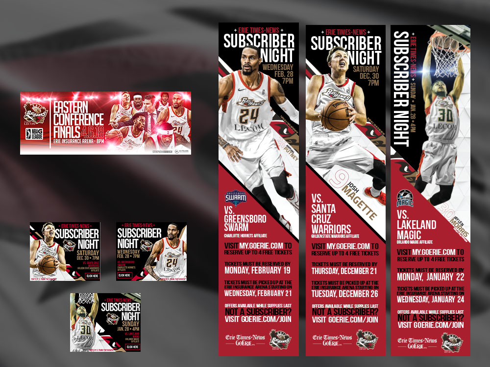 Erie BayHawks Ads